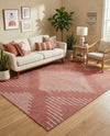 Urban Terrace Collection Area Rug -  Chelsea (Rust Red) Rectangle Rust Red  lifestyle 13