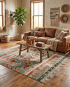 Sedona Vista Collection Area Rug -  Navajo Rectangle Blue  lifestyle 16
