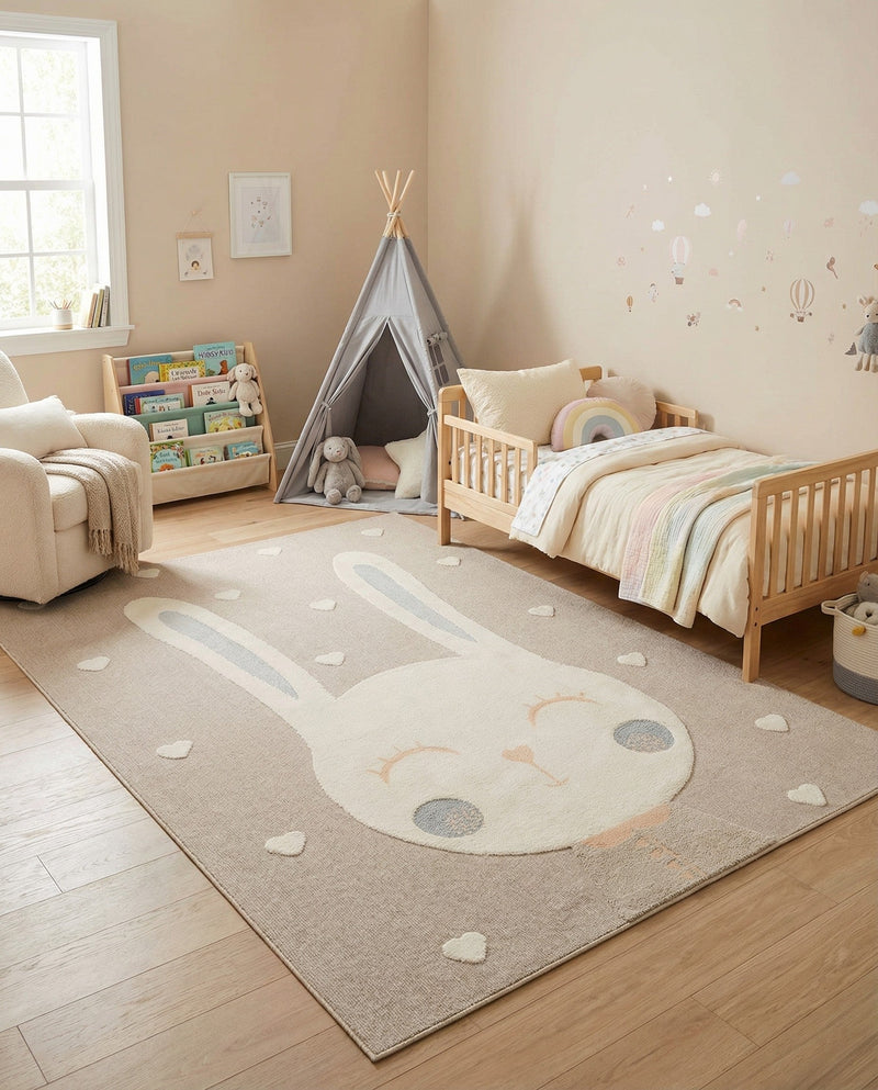 Wonder Tykes Collection Area Rug -  Blisswood Rectangle Peach Blossom  lifestyle 10