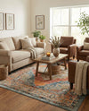 Savannah Soiree Collection Area Rug - Serengeti (Rust Red) Rectangle Rust Red  lifestyle 9
