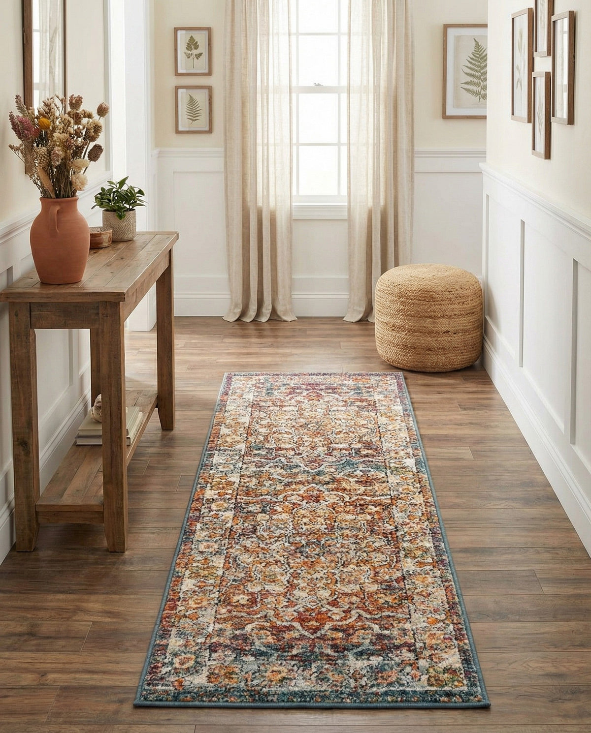 Savannah Soiree Collection Area Rug -  Everglade (Multi) Runner Multi  lifestyle 83