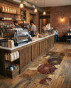 Bistro Lounge Collection Area Rug -  Cappuccino Runner Beige  lifestyle 69