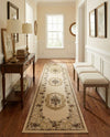 Versailles Elegance Collection Area Rug -  Louveciennes (Cream) Runner Cream  lifestyle 94