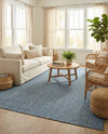 Seaside Serenity Collection Area Rug - Veranda (Blue) Rectangle Blue  lifestyle 31
