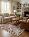 Heritage Harbor Collection Area Rug -  Seabreeze Rectangle Dusty Rose  lifestyle 13