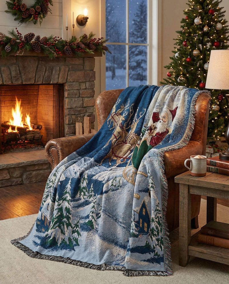 Fleece Haven Collection Area Rug -  Frisco Rectangle Multi  lifestyle 3