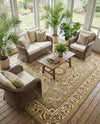 Versailles Elegance Collection Area Rug -  Montreuil Rectangle Light Green  lifestyle 19