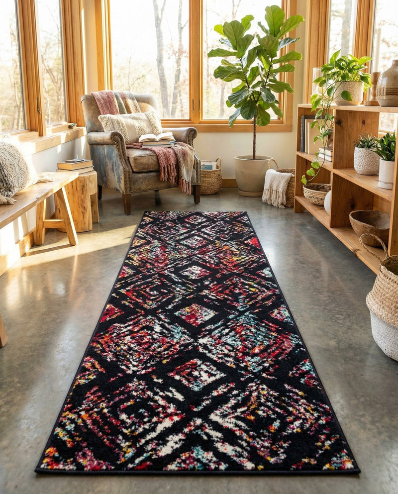 Brighton Terrace Collection Area Rug -  Ovingdean Runner Multi  lifestyle 33