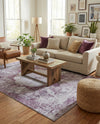 Laguna Sands Collection Area Rug - Catalina Rectangle Pink Ivory  lifestyle 32