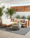 Jill Zarin Sedona Oasis Outdoor Collection Area Rug - Coconino (Black Sky) Rectangle Black Sky  lifestyle 4