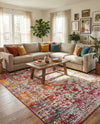Georgetown Rugs Collection Area Rug - Dupont (Multi) Rectangle Multi  lifestyle 10