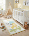 Wonder Tykes Collection Area Rug -  Prismatic Runner Ivory  lifestyle 39