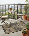 Urban Terrace Collection Area Rug -  Loft Rectangle Charcoal  lifestyle 22