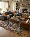 Neptune Elegance Collection Area Rug -  Galatea (Black) Rectangle Black  lifestyle 10