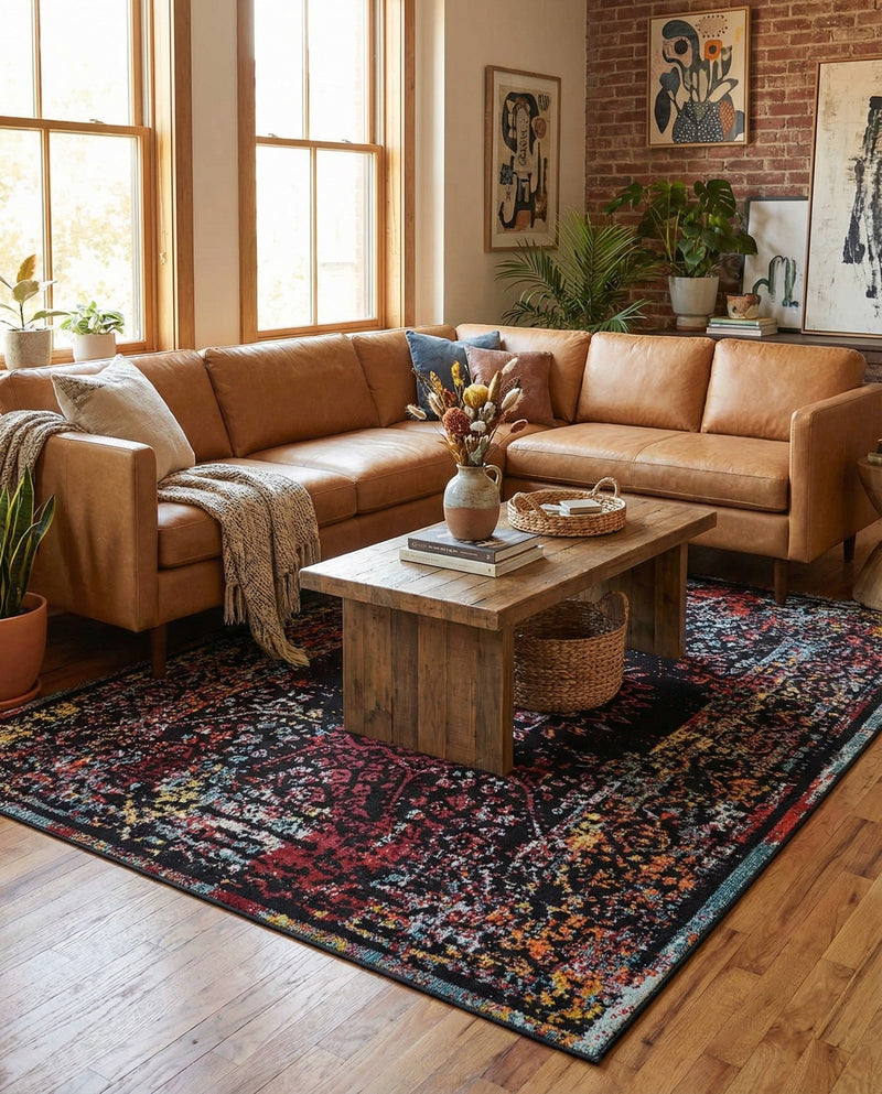 Brighton Terrace Collection Area Rug -  Withdean Rectangle Multi  lifestyle 6