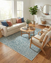 Urban Oasis Rugs Collection Area Rug -  Terrace (Teal) Rectangle Teal  lifestyle 15