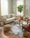 Cathedral Elegance Collection Area Rug -  Basilica Rectangle Gray  lifestyle 55