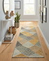Urban Terrace Collection Area Rug - Metropolis Runner Gray  lifestyle 64