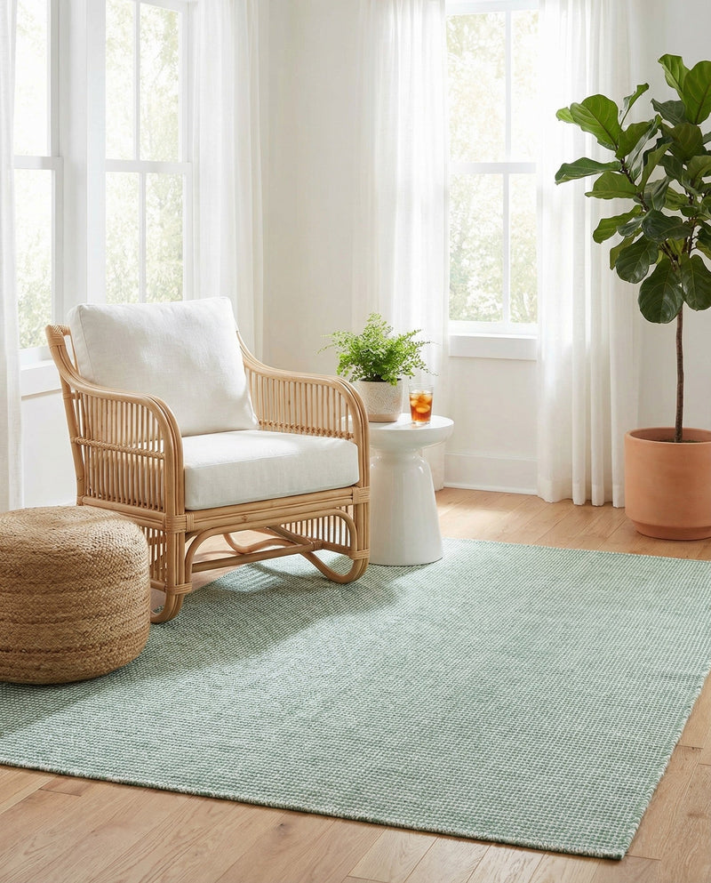 Jill Zarin Sedona Oasis Outdoor Collection Area Rug - Coconino (Palm Green) Rectangle Palm Green  lifestyle 15