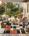 Outdoor Marrakesh Collection Area Rug -  Tangier Rectangle Multi  lifestyle 14