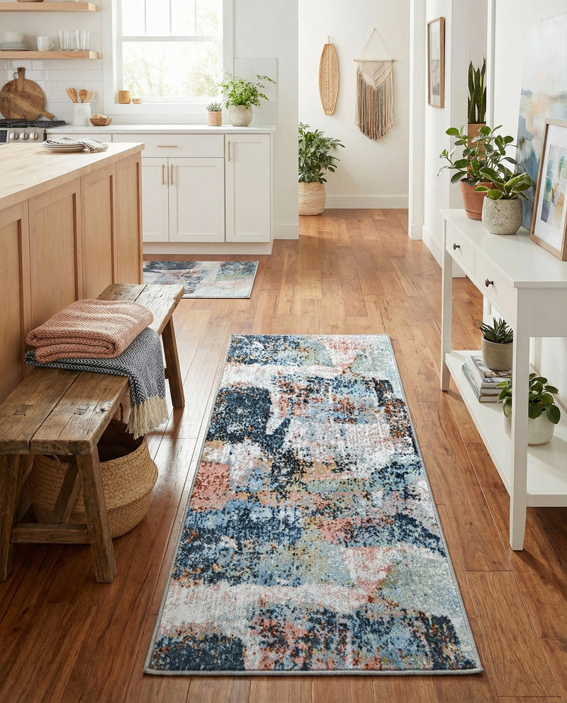 Aegean Elegance Washables Collection Area Rug -  Hydra Runner Multi  lifestyle 68
