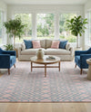 Urban Oasis Rugs Collection Area Rug -  Boulevard (Pink and Aqua) Square Pink and Aqua  lifestyle 27