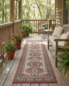 Patio Heritage Collection Area Rug - Veranda Runner Multi  lifestyle 64