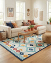 Caribbean Terrace Collection Area Rug -  Tobago Rectangle Ivory  lifestyle 35
