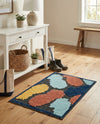 Caribbean Terrace Collection Area Rug -  Nevis Rectangle Black  lifestyle 29
