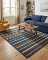 Caribbean Terrace Collection Area Rug -  Martinique Rectangle Charcoal  lifestyle 17