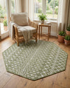 Savannah Pergola Collection Area Rug -  Pergola (Green) Octagon Green  lifestyle 48