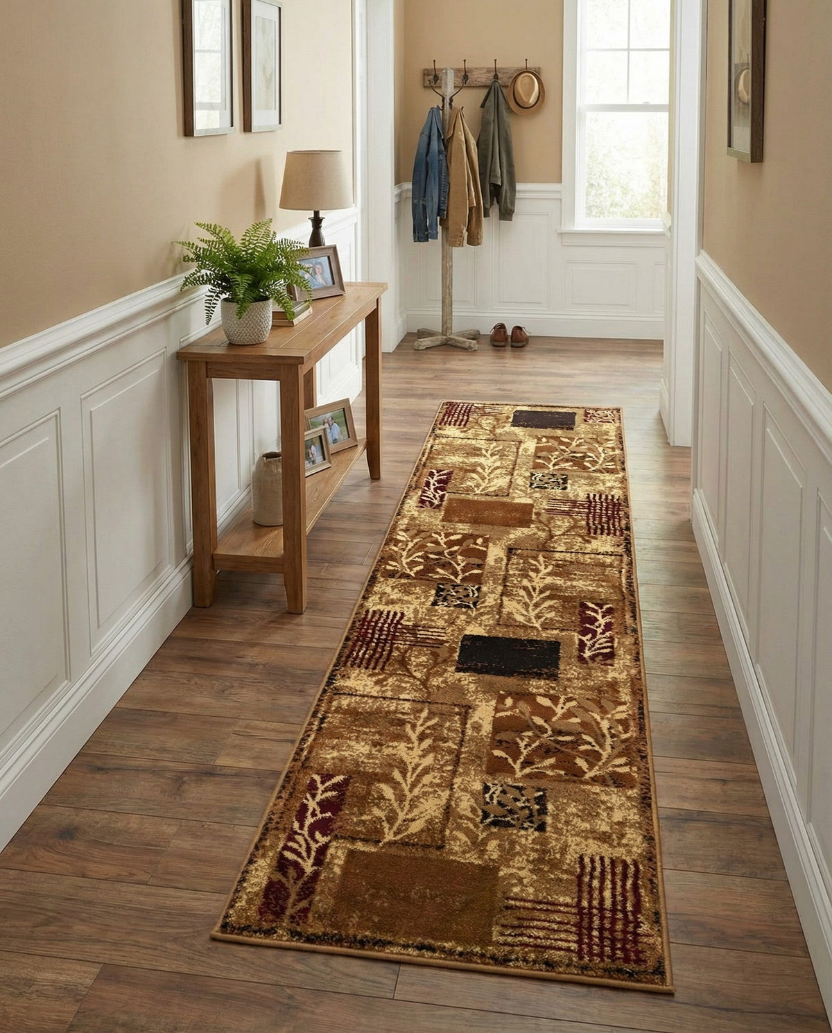 Bistro Lounge Collection Area Rug -  Affogato Runner Beige  lifestyle 75
