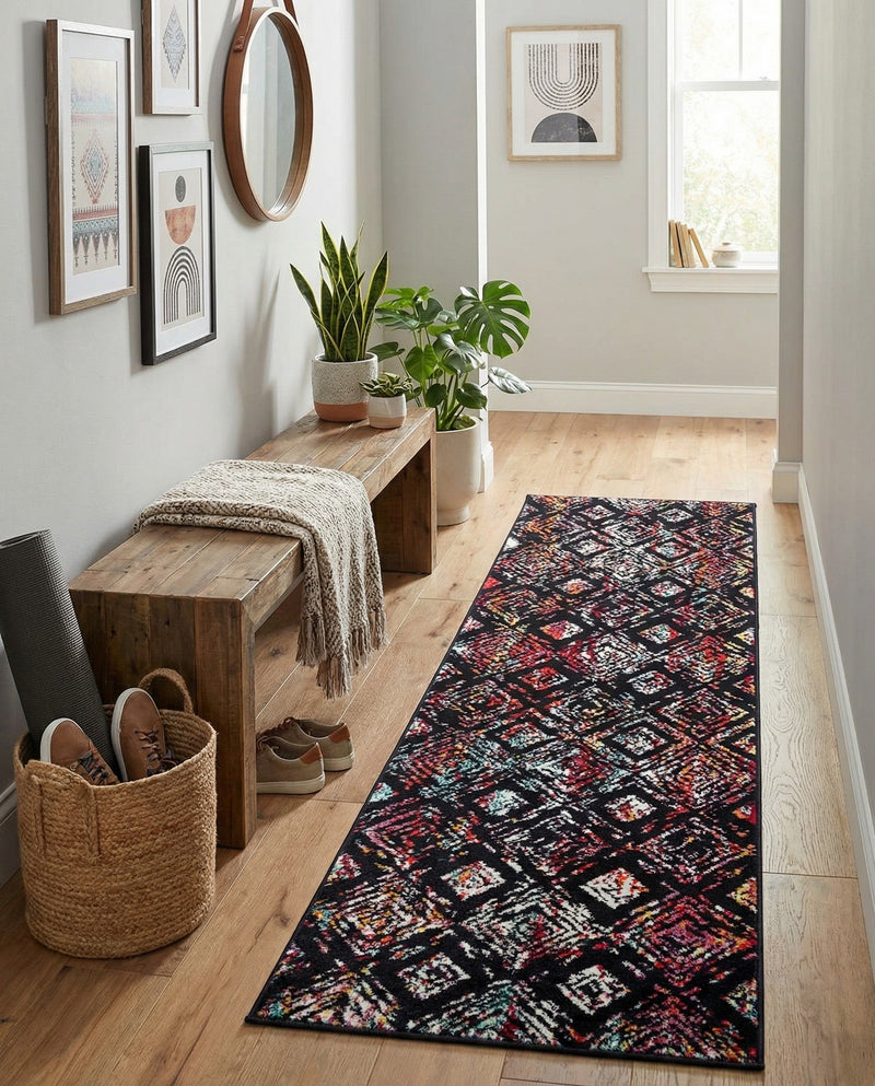 Brighton Terrace Collection Area Rug -  Ovingdean Runner Multi  lifestyle 35