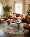 Caribbean Breeze Collection Area Rug -  Isla Oval Cream  lifestyle 44