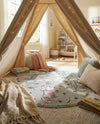 Wonder Tykes Collection Area Rug -  Enigma Round Gray  lifestyle 51