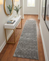 Hollywood Luxe Collection Area Rug - Sunset (Gray Silver) Runner Gray Silver  lifestyle 30