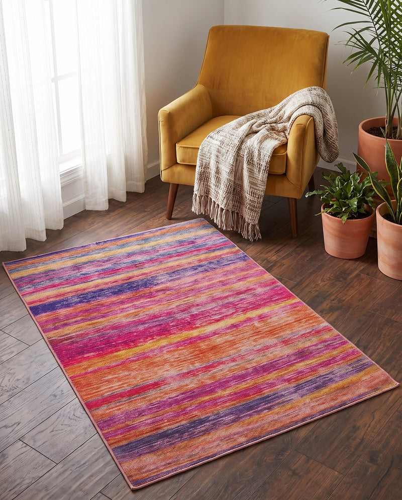 Sahara Essence Collection Area Rug - Oasis (Multi) Rectangle Multi  lifestyle 17