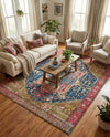 Patio Heritage Collection Area Rug -  Sanctuary Rectangle Multi  lifestyle 13