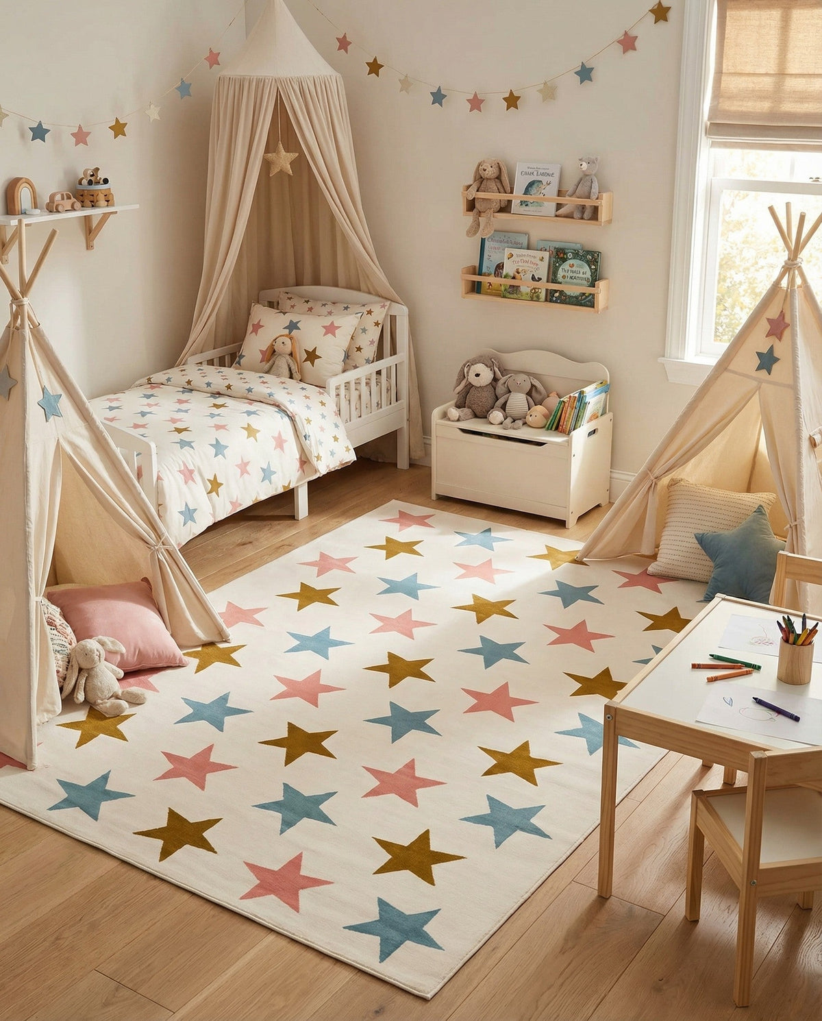 Wonder Tykes Collection Area Rug -  Fantasia Rectangle Multi  lifestyle 10