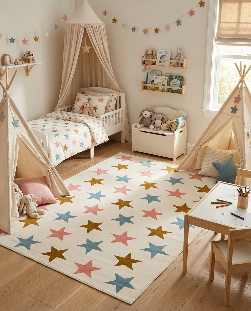 Wonder Tykes Collection Area Rug -  Fantasia Rectangle Multi  lifestyle 10
