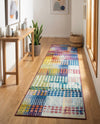 Urban Terrace Collection Area Rug -  Atrium Runner Multi  lifestyle 55