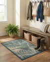 Coastal Terrace Collection Area Rug -  Driftwood Rectangle Blue  lifestyle 6