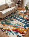 Outdoor Marrakesh Collection Area Rug -  Meknes Rectangle Multi  lifestyle 18