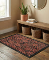 Geneva Terrace Collection Area Rug -  Lausanne Rectangle Black  lifestyle 48