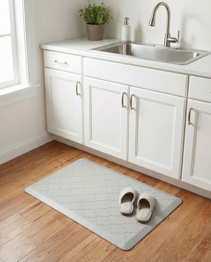 Cozy Mat Collection Area Rug -  Eden Rectangle Gray  lifestyle 23