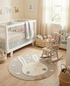 Wonder Tykes Collection Area Rug -  Blisswood Round Peach Blossom  lifestyle 53