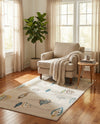 Coastal Haven Collection Area Rug -  Surfside Rectangle Ivory  lifestyle 16