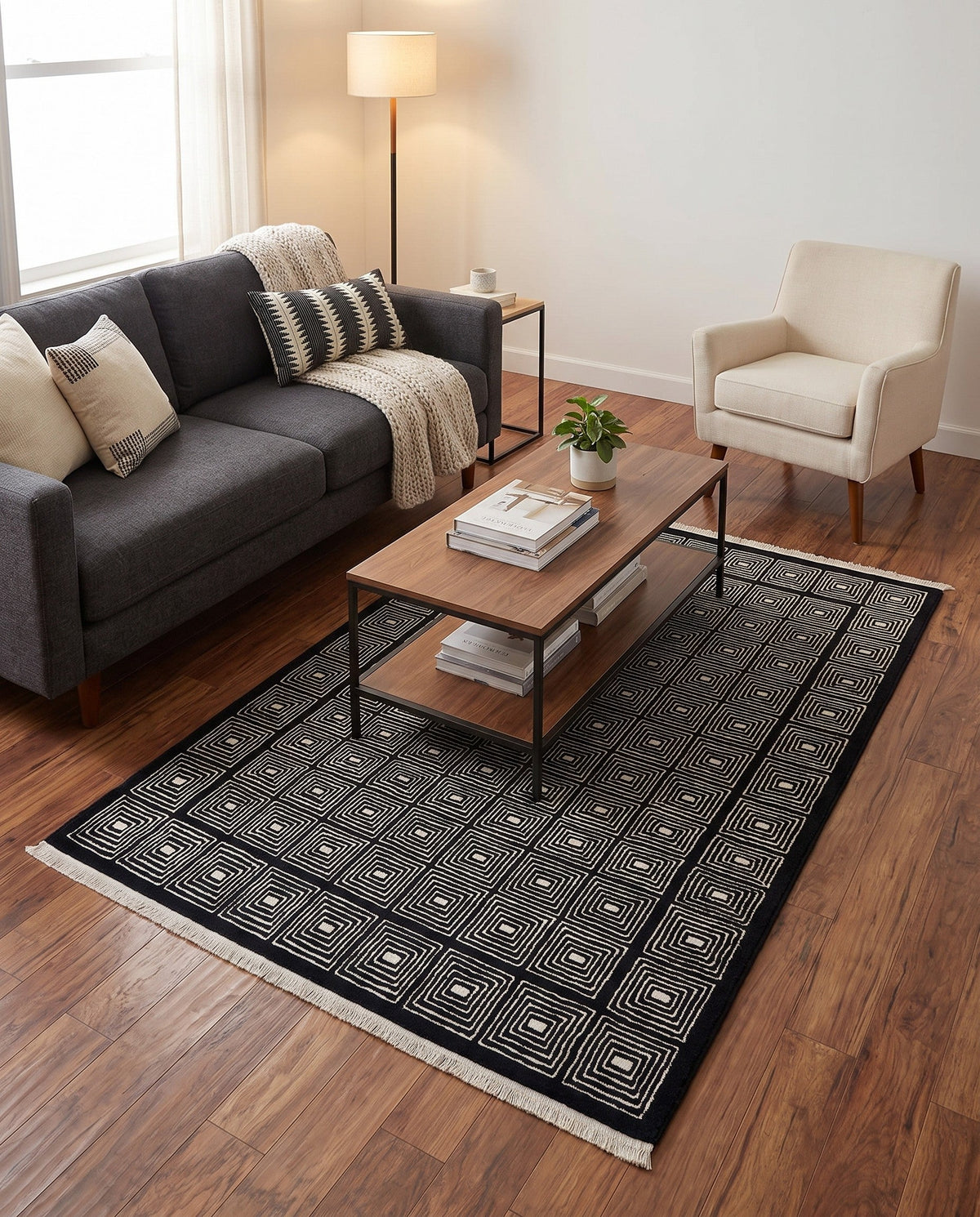 Aravalli Collection Area Rug -  Jaipur Rectangle Midnight Blue  lifestyle 52