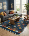 Caribbean Terrace Collection Area Rug -  Tobago Rectangle Charcoal  lifestyle 38