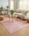 Urban Terrace Collection Area Rug -  Chelsea (Pink) Rectangle Pink  lifestyle 10